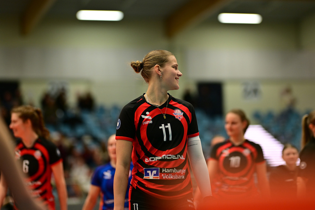 Volleyball I Frauen I Saison 2025-2026 I Bundesliga I Hauptrunde I ETV Hamburger Volksbank Volleys - Skurios Volleys Borken | Der Sportfotograf. - Realisiert mit Pictrs.com