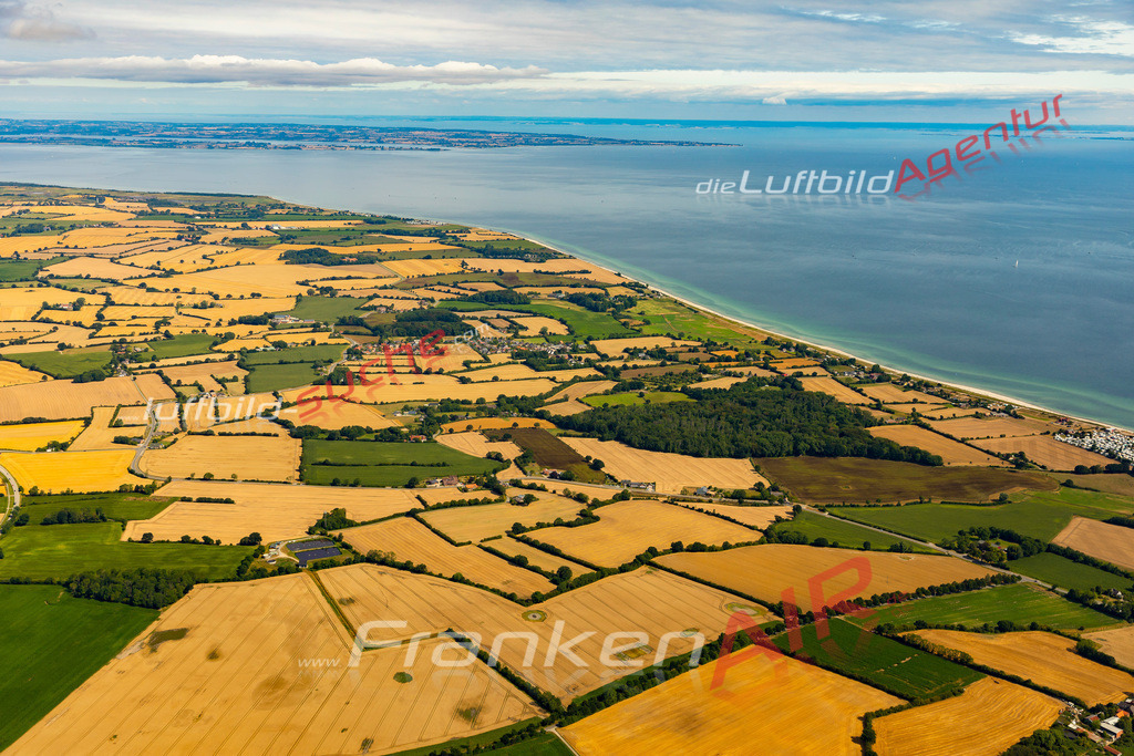 Aktuelles Luftbild von  Kronsgaard - Die Luftaufnahme wurde 2022 mittels UL-Flugzeug erstellt ( keine Drohne ) - hochauflösende Kamera-Systeme von  Canon -Beste Qualität - Für grossformatige Ausdrucke geeignet. Die Geschenkidee !