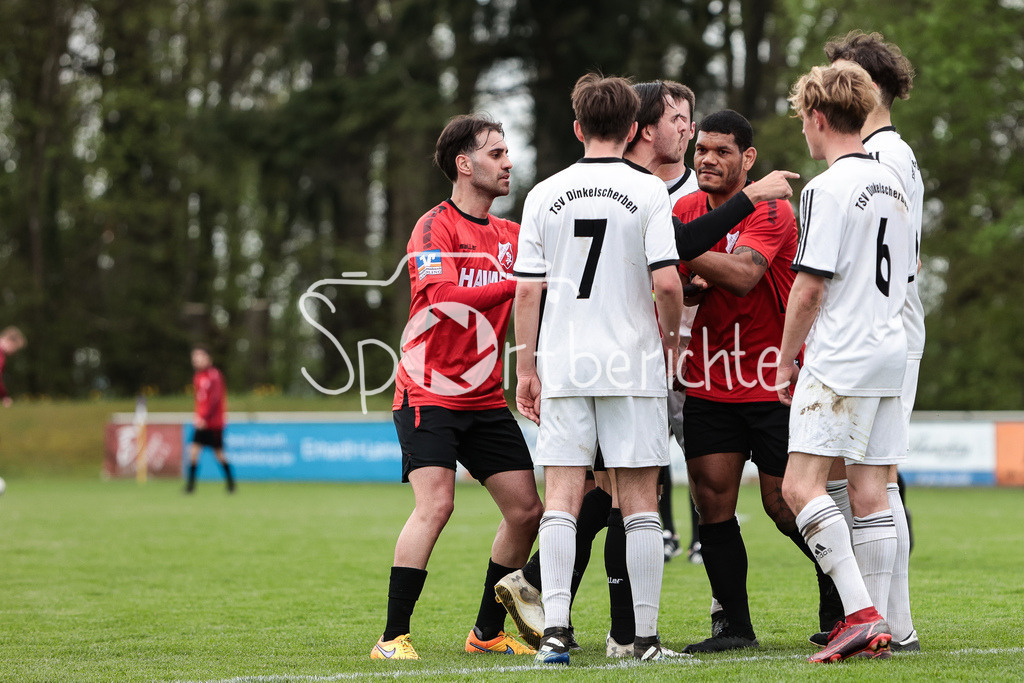 TSV Dinkelscherben - TSV Aindling | Rudelbildung zur Halbzeit