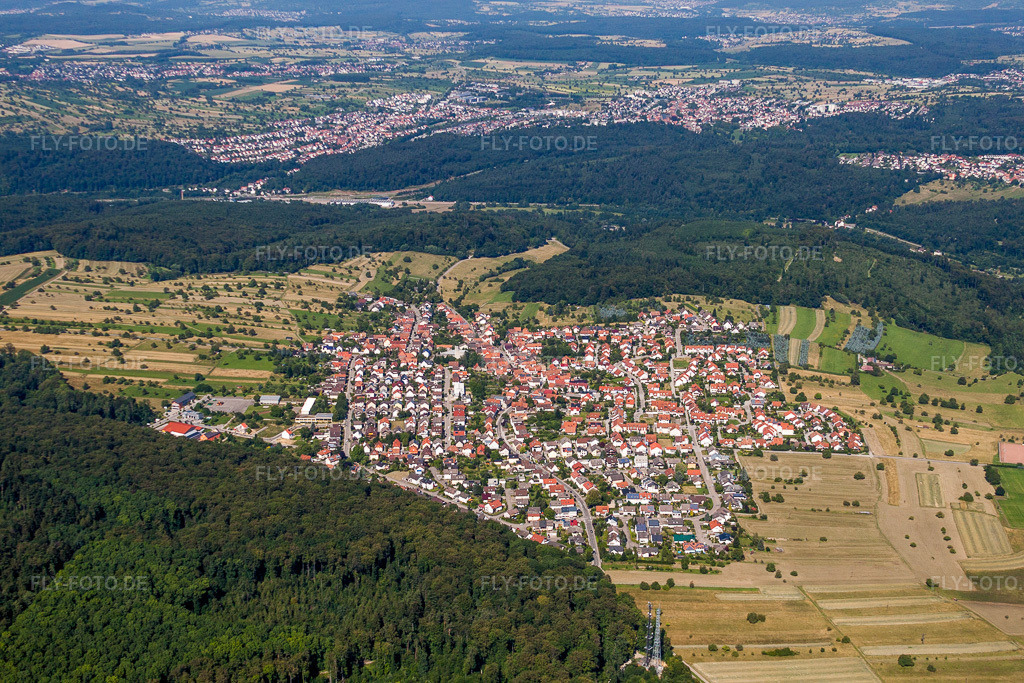 Luftbild: Spessartim Bundesland Baden-Württemberg im Ortsteil Spessart in Ettlingen im Bundesland Baden-Württemberg in Deutschland. Foto: IMG_42331.jpg vom 27.06.2011 durch Werner Riehm/FLY-FOTO.de