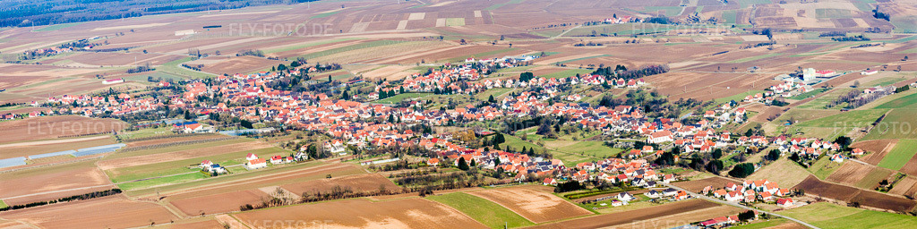 Luftbild: Panorama - Perspektive von Seebach in Seebach im Bundesland Bas-Rhin in Frankreich. Foto: IMG_37473-Bearbeitet.jpg vom 07.02.2011 durch Werner Riehm/FLY-FOTO.de – Auflösung des Originals: 11356 x 2837 px