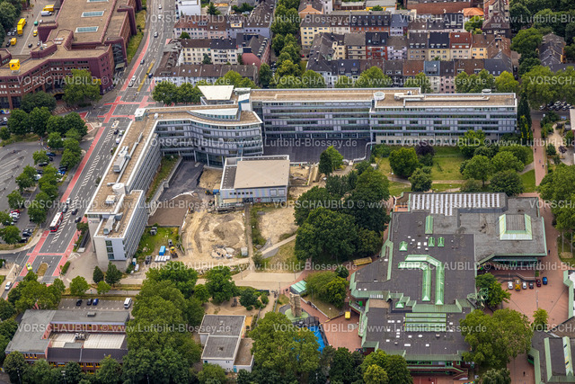 Dortmund230700293 | Luftbild, Agentur für Arbeit Dortmund, Baustelle, Dietrich-Keuning-Haus (DKH), Nordmarkt, Dortmund, Ruhrgebiet, Nordrhein-Westfalen, Deutschland