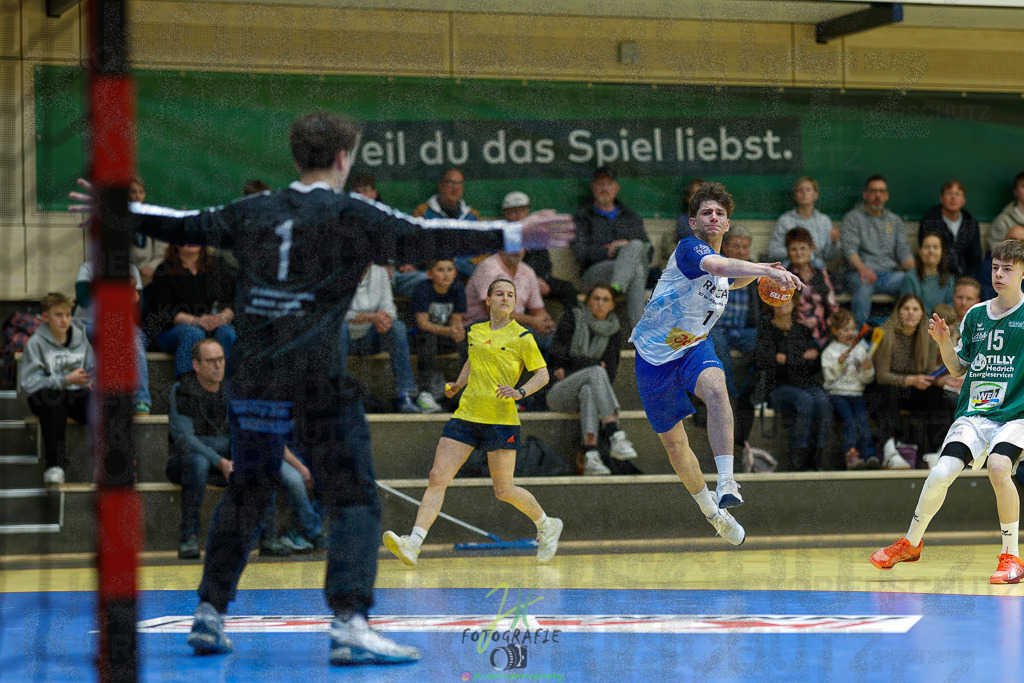 mJC-Regionalliga, Halbfinale Hessenmeisterschaft; HSG Dutenhofen/Münchholzhausen - TSV Pfungstadt | mJC-Regionalliga, Halbfinale Hessenmeisterschaft; HSG Dutenhofen/Münchholzhausen - TSV Pfungstadt am 15.03.2025 in Münchholzhausen (Sporthalle Münchholzhausen)Photo © 2025 - Jörg Heinrich - Realisiert mit Pictrs.com