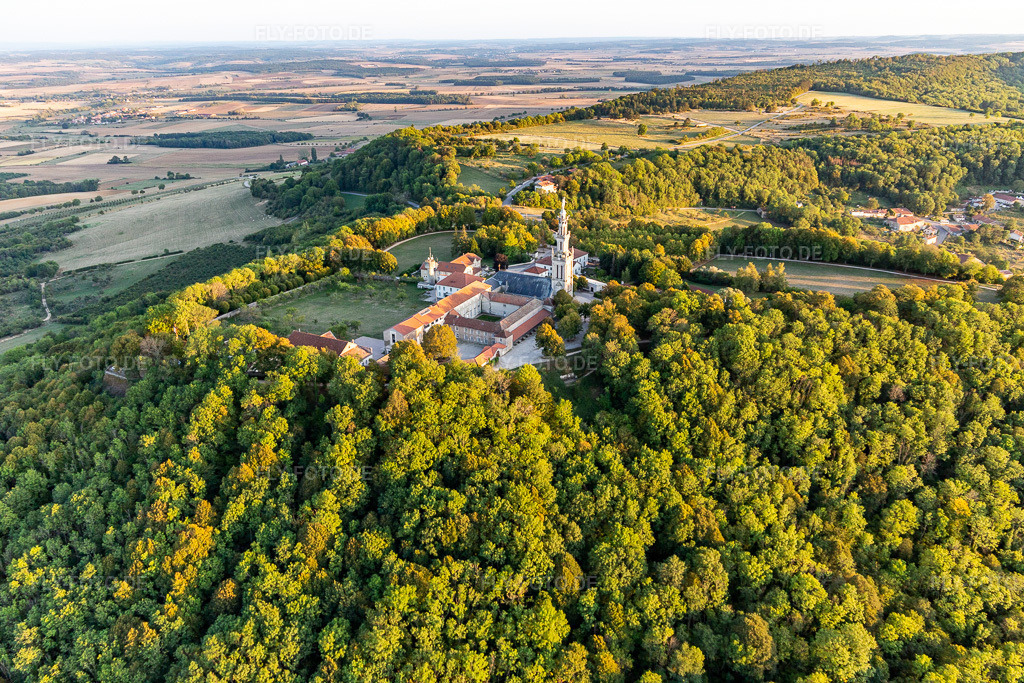 Luftbild: Basilique de Sion in Saxon-Sion im Bundesland Meurthe-et-Moselle in Frankreich. Foto: IMG_117946.jpg vom 14.09.2019 durch Werner Riehm/FLY-FOTO.de