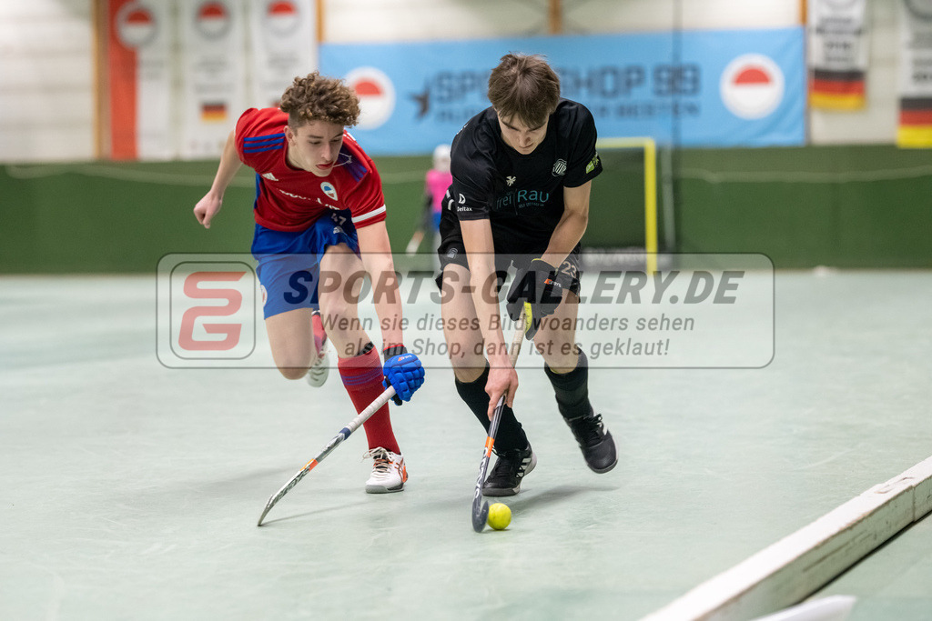 SFE_20230304_0042 | Deutsche Meisterschaft Männliche U16 Halle 2023 am 04.03.2023 in Köln (KTHC Stadion Rot-Weiss Köln Tennis and Hockey Club), Photo: Stephan Fehrmann 2022 (Sports-Gallery)