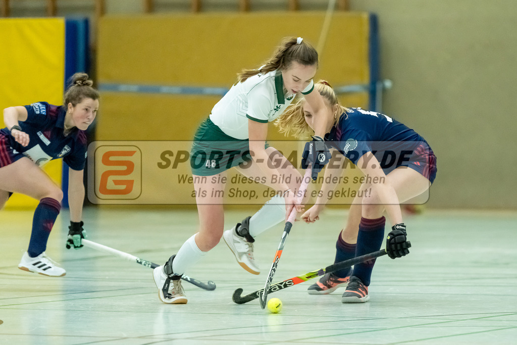 HK_20240106_107832 | 1. Bundesliga Damen Uhlenhorst Mülheim - Düsseldorfer HC  am 6.1.2024 Sporthalle Lehnerstraße, Mülheim a.d. Ruhr ,