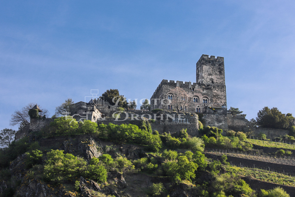 Burg Gutenfels-7838 | Die Burg Gutenfels ist von Weinbergen und viel Natur umgeben und lässt sich bei einer Wanderung auf dem Rheinsteig passieren. - Realisiert mit Pictrs.com