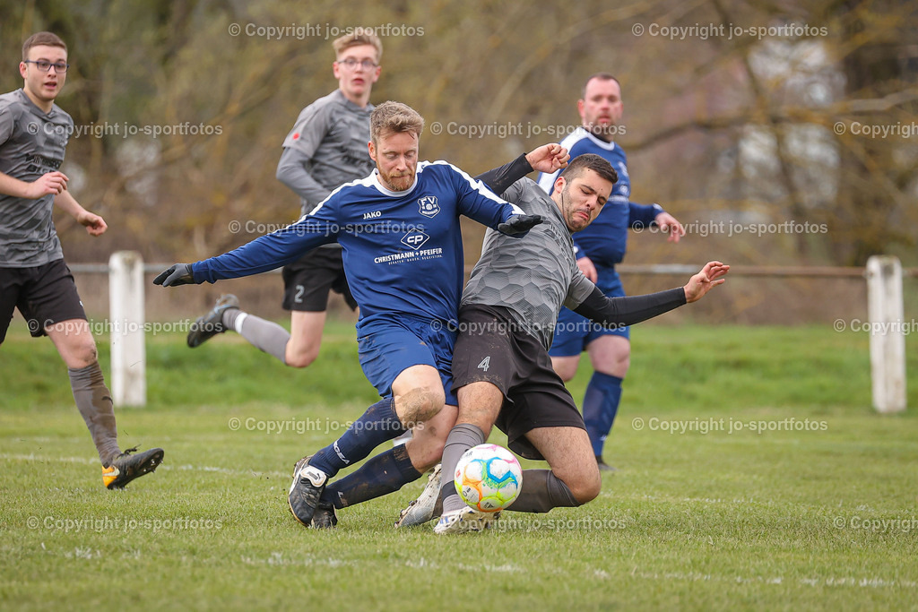 Kombach_Wiesenbach (141) | 08.04.2023; Kreisliga B Biedenkopf; Rasenplatz Kombach; FC Kombach - FV Wiesenbach; Ergebnis 4:4 (2:1)