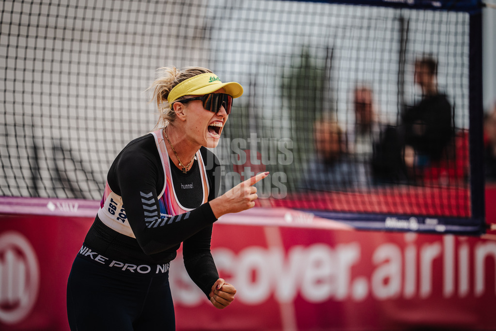 Beachvolleyball | Frauen | Allianz German Beach Tour 2025 | Tourstop Berlin | 22.08.2025 | Chenoa Christ jubelt