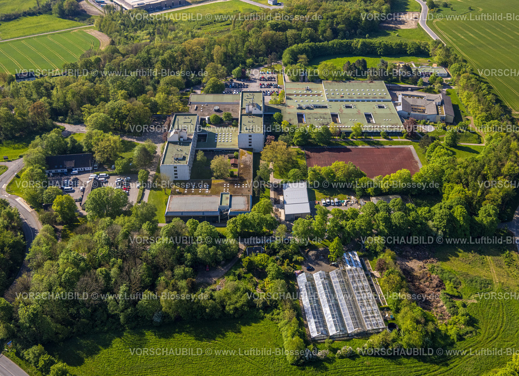 Wetter240503652 | Luftbild, Berufsbildungswerk Volmarstein, Am Grünewald, Die Gärtnerei - Standort Volmarstein, Grundschöttel, Wetter, Ruhrgebiet, Nordrhein-Westfalen, Deutschland