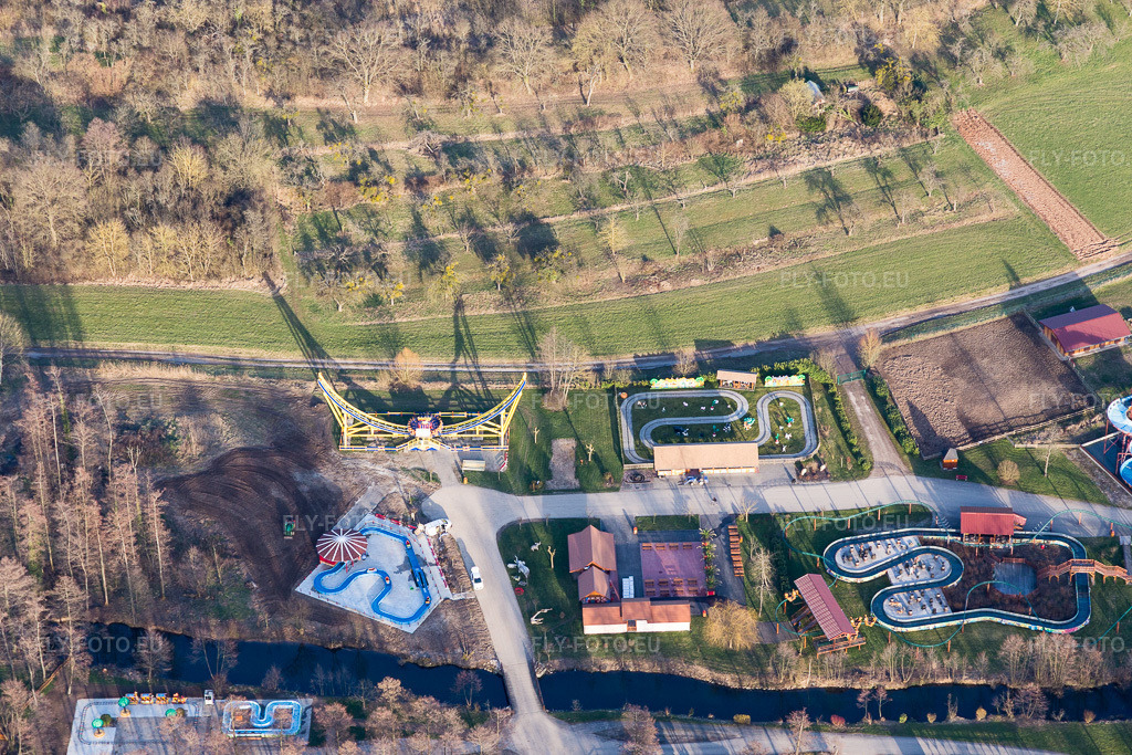 Vue aérienne: Gunstett, parc d'attractions de Didiland à Morsbronn-les-Bains dans le département Bas Rhin, France. Photo: IMG_104956.jpg prise le 21/03/2018 par Werner Riehm/FLY-FOTO.eu – Résolution de l'original: 5472 x 3648 px