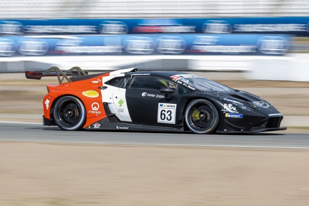 International GT Open 2026 am Hockenheimring | International GT Open 2026 am Hockenheimring***Der Lamborghini Huracan GT3 EVO2 von Rodrigo Testa und Leonardo Moncini bei Rennen 1 - Realisiert mit Pictrs.com