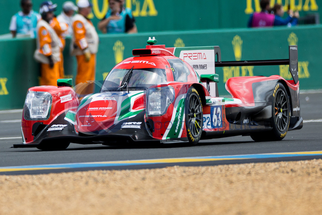 Trainproduction-20230610-2040 | LE MANS,FRANCE,10.Jun.23 - MOTORSPORTS - WEC, FIA World Endurance Championships, 24 Hours of Le Mans, Circuit de la Sarthe, race. Image shows Dorian Pin (FRA), Daniil Kvyat (RUS) and Mirko Bortolotti (ITA/ Prema Racing). Photo: Trainproduction / Matthias Trinkl