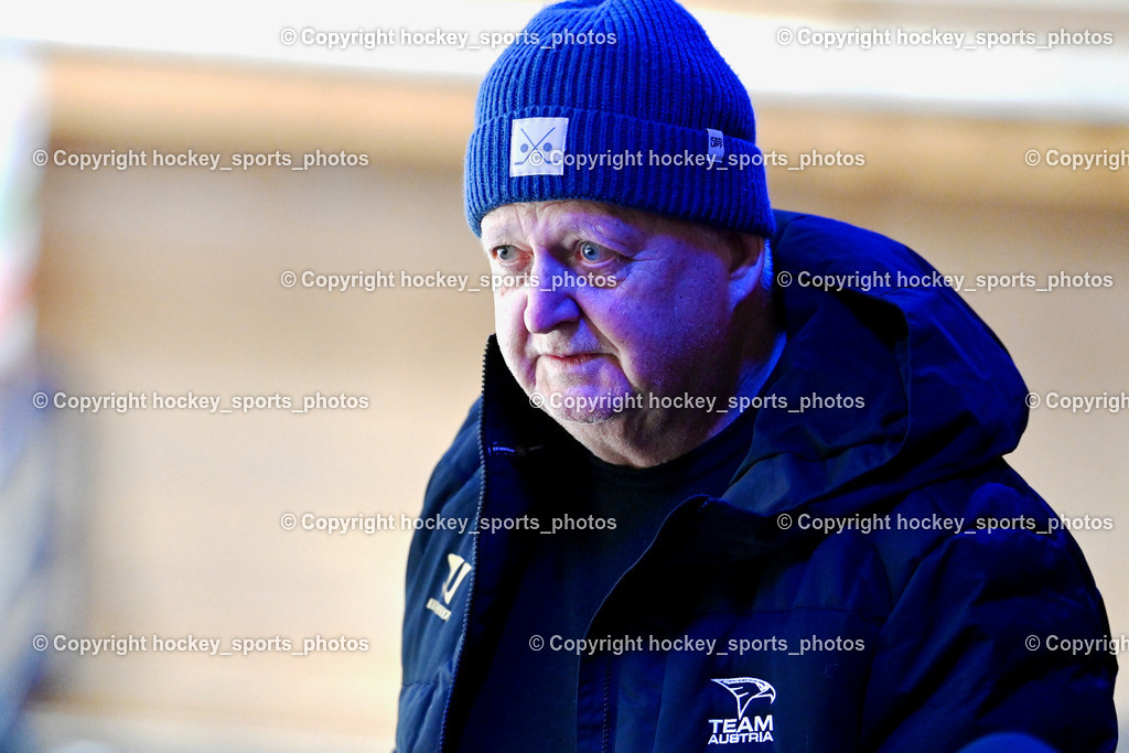 EC IDM WÄRMEPUMPEN VSV vs. HCB Südtirol Alperia | Präsident ÖEHV Klaus Hartmann, EC IDM WÄRMEPUMPEN VSV vs. HCB Südtirol Alperia, EC IDM WÄRMEPUMPEN VSV vs. HCB Südtirol Alperia am 28.12.2025 in Villach (Stadthalle Villach), Austria, (Photo by Bernd Stefan)