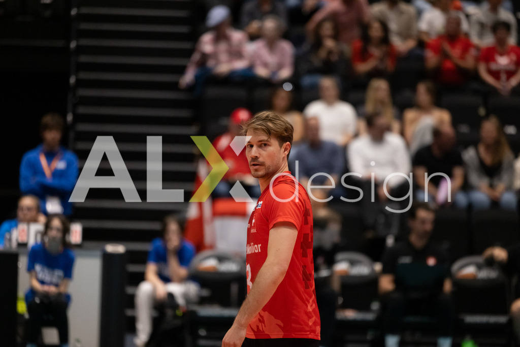 Luxembourg v Switzerland - CEV European League Men | KRIENS, SWITZERLAND - JUNE 12: JULIAN FISCHER of Switzerland during the CEV European League match between Luxembourg and Switzerland at Pilatus Arena on June 12, 2026 in Kriens, Switzerland. - Realisiert mit Pictrs.com