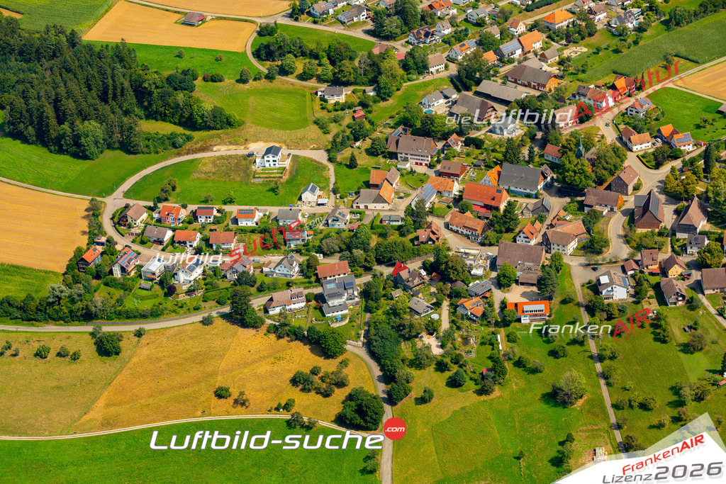 Das Luftbild zeigt : Fürnsal Dornhan - Die Luftaufnahme wurde 2024 vom UL-Flugzeug aus erstellt ( keine Drohne ) - Hochauflösende Luftaufnahme - Für grossformatige Ausdrucke geeignet. Die Geschenkidee !Mit Lizenz und Bildrechte bestellbar