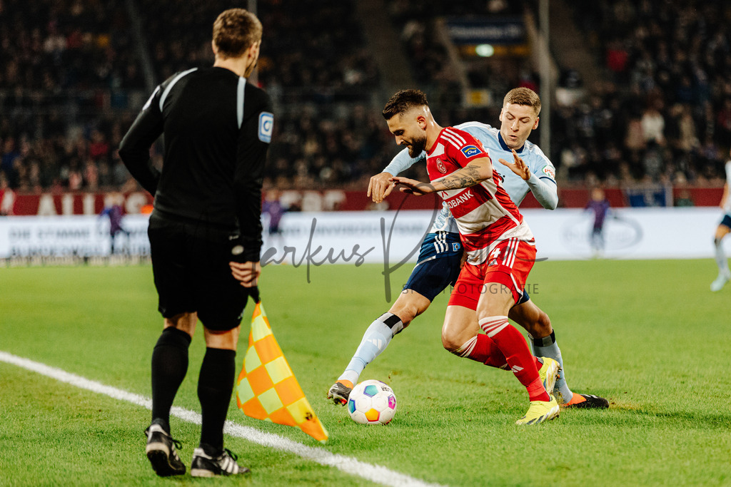 2. Bundesliga, Saison 2023/24, 25. Spieltag: Fortuna Düsseldorf - Hamburger SV | Düsseldorf, 08.03.2024: 2. Bundesliga, 25. Spieltag, Fortuna Düsseldorf gegen Hamburger SV in der Merkur Spiel-Arena in Düsseldorf. Foto: sportfotografie.ms | Markus Paletta - Realisiert mit Pictrs.com