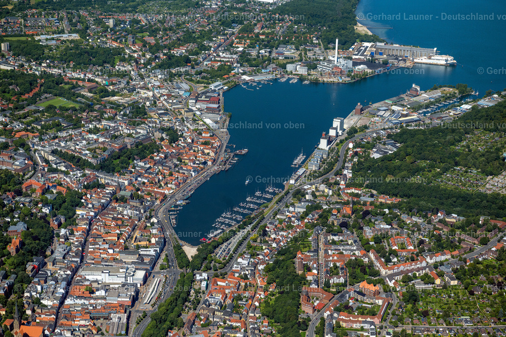 4037512 | Stadtansicht Flensburg mit Flensburger Förde