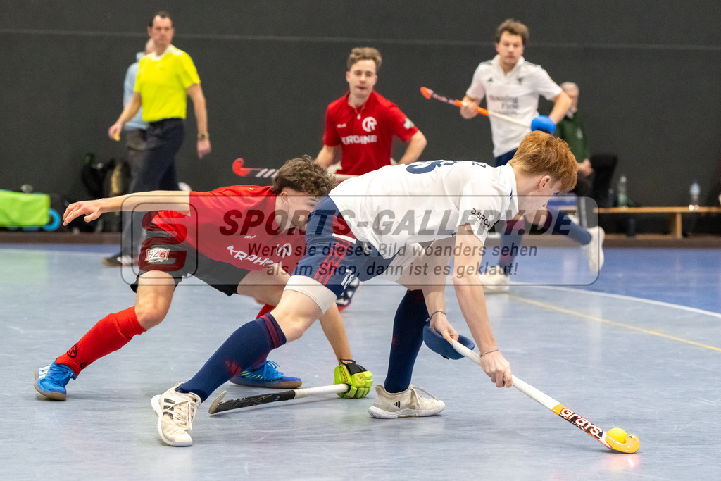 HK_20250201_102095 | 2. Bundesliga Halle Herren Düsseldorfer HC - Club Raffelberg am 1.2.2025 Halle am Seestern, Düsseldorf ,