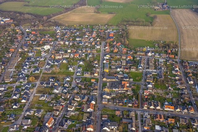 Hamm240305987 | Luftbild, Wohngebiet Ortsteil Lohauserholz, Stadtbezirk Pelkum, Hamm, Ruhrgebiet, Nordrhein-Westfalen, Deutschland