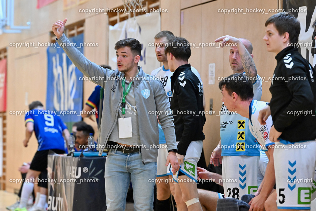 SC Ferlach vs. HSG Bärnbach/Köflach 30.3.2024 | Spielerbank HSG Bärnbach, SC Ferlach vs. HSG Bärnbach/Köflach 30.3.2024, SC Ferlach vs. HSG Bärnbach/Köflach am 30.03.2024 in Ferlach (Ballspielhalle Ferlach), Austria, (Photo by Bernd Stefan)