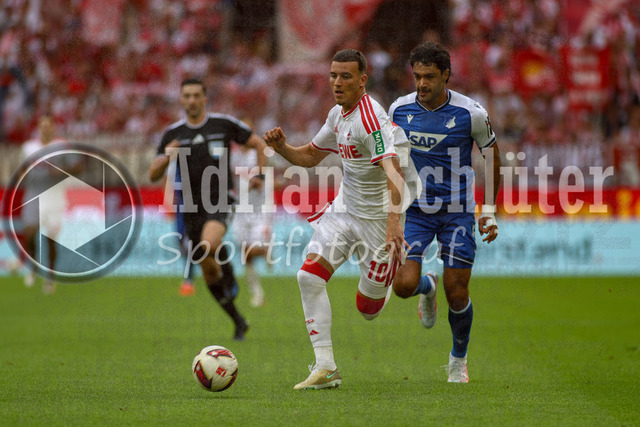 29.08.2026, GER, Fussball, Herren, Bundesliga , 1. Bundesliga, Saison 2026/2027, 1. FC Köln - TSG 1899 Hoffenheim | Said El Mala (KOE) und Ozan Kabak (TSG) im Kampf um den Ball