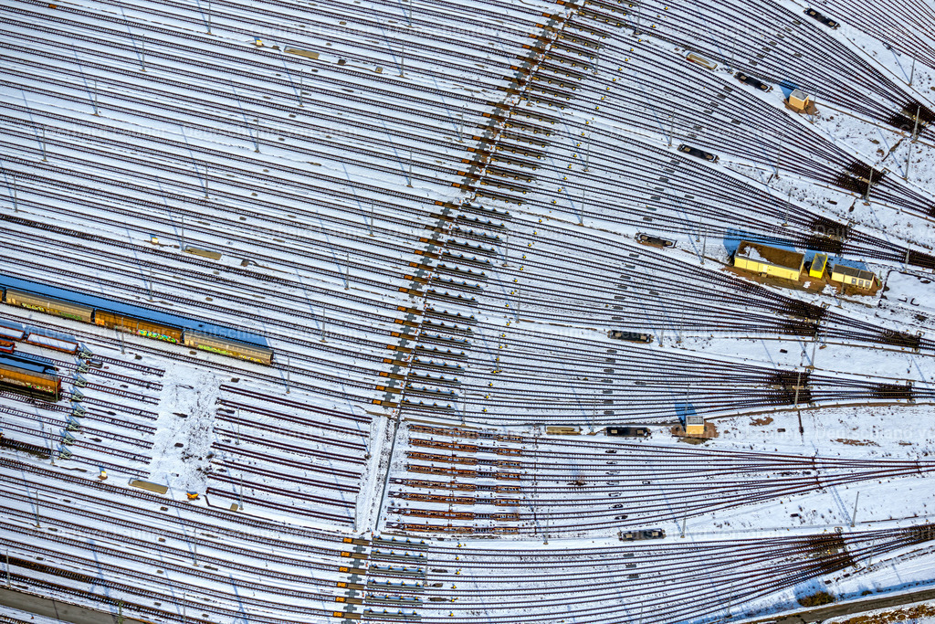 4044854 | verschneiter Rangierbahnhof Maschen, Seevetal