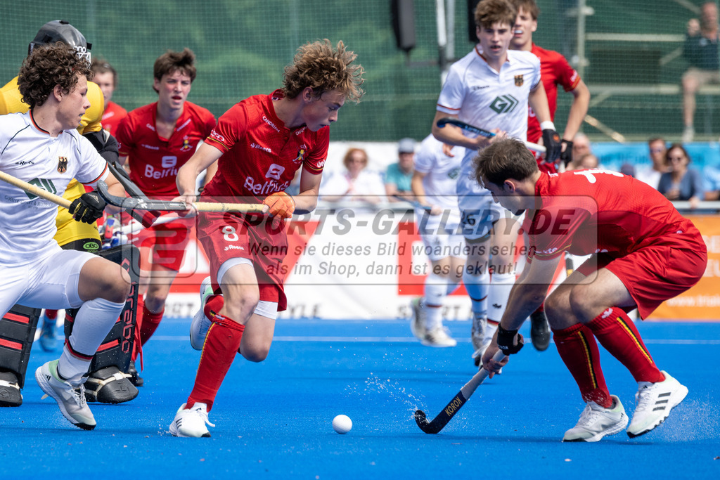 SFE_20230716_0380 | EuroHockey EM U18 Boys Final Belgium vs Germany am 16.07.2023 in Krefeld (Gerd-Wellen-Hockeyanlage), Photo: Stephan Fehrmann 2023 (Sports-Gallery)