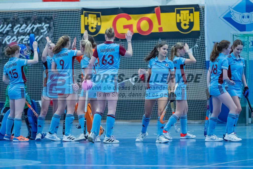 HK_20240303_108914 | 2. Halbfinale Deutsche Meisterschaft WU16 am 3.3.2024 Halle DHC, Düsseldorf ,