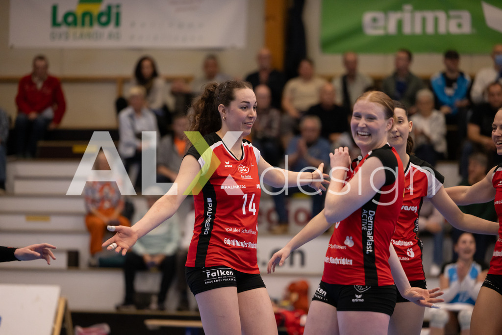 Volleyball I Frauen I Saison 2025-2026 I Volleyball NLA | Women I 1/2 Finals I  VC Kanti Schaffhausen - Sm'Aesch Pfeffingen I 07.03.2026 | 14 Josipa Marković (HR) (VC Kanti Schaffhausen) – Aussen - Realisiert mit Pictrs.com