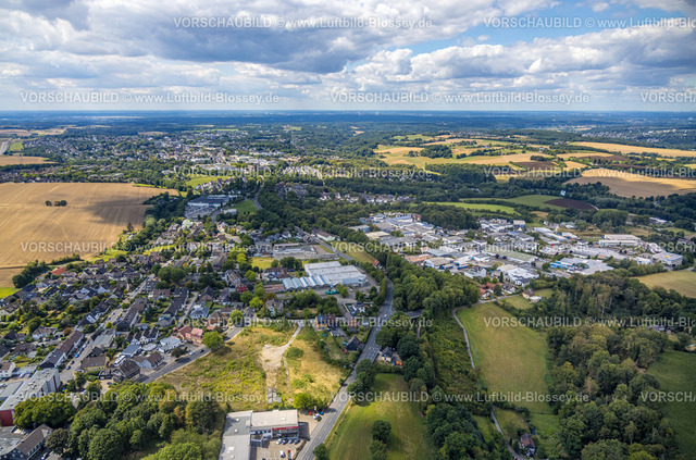 Heiligenhaus220803471 | Luftbild, Brachfläche Pinner Straße, Gewerbegebiet Dieselstraße, Ansicht Ortsteil Hetterscheidt, Heiligenhaus, Ruhrgebiet, Nordrhein-Westfalen, Deutschland