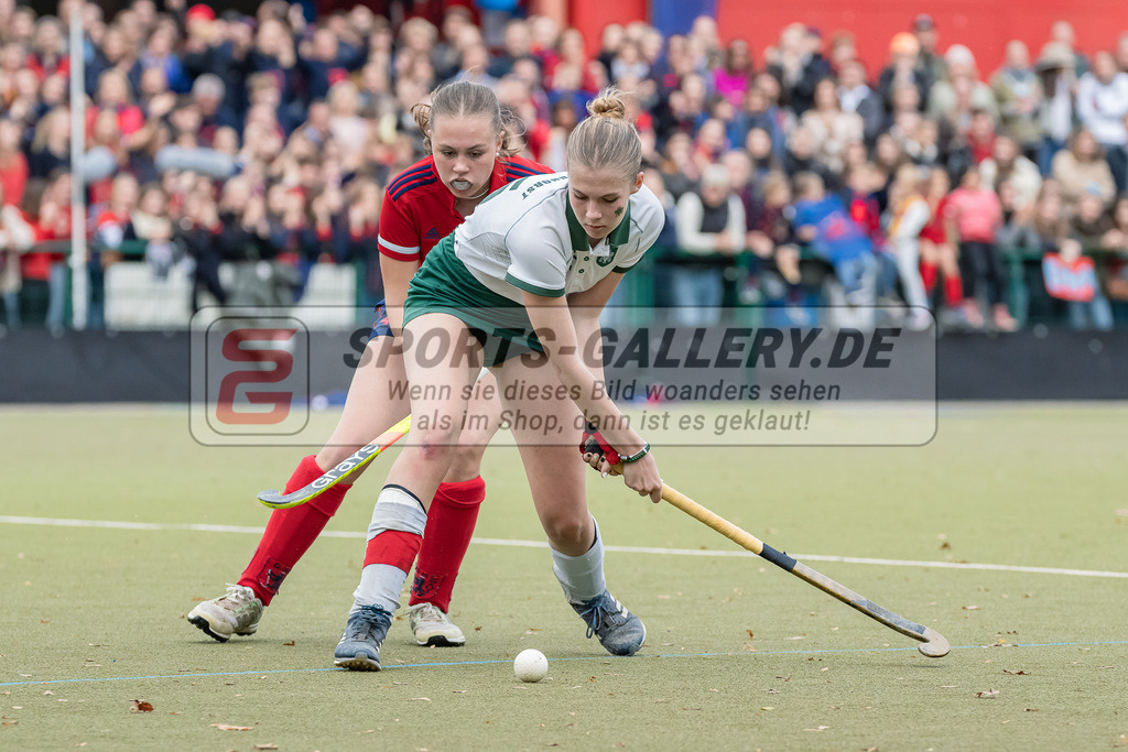 HK_20231022_106119 | Finale Deutsche Meisterschaft Feld WU16 Uhlenhorst Mülheim - Düsseldorfer HC am 22.10.2023 DHC, Düsseldorf ,