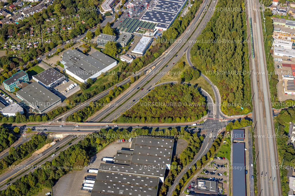 Duisburg241003030 | Luftbild, Autobahn 59 mit Anschlussstelle Duisburg-Großenbaum, Altenbrucher Damm, Großenbaum, Duisburg, Ruhrgebiet, Nordrhein-Westfalen, Deutschland