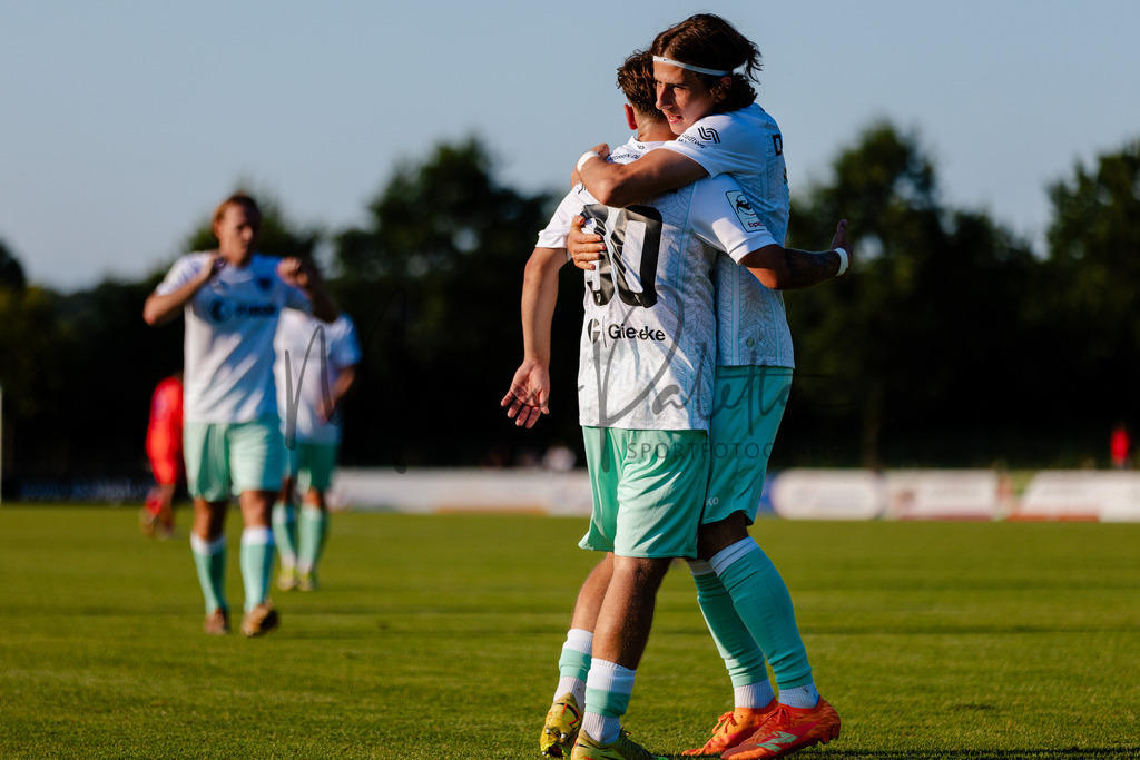 Testspiel, Saison 2026/27: SC Preußen Münster - Kickers Emden | Billerbeck, 10.07.2026: Testspiel, SC Preußen Münster gegen Kickers Emden auf der Anlage des DJK Billerbeck in Billerbeck. Foto: sportfotografie.ms | Markus Paletta - Realisiert mit Pictrs.com