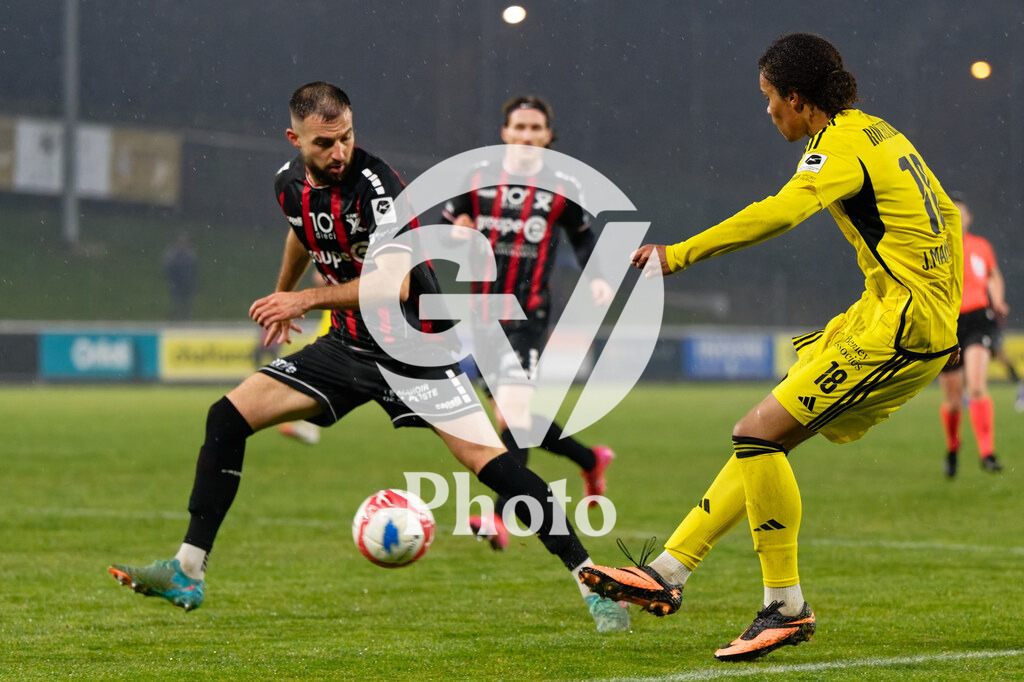 dieci Challenge League - FC Stade Nyonnais v Neuchatel Xamax FCS |  during the dieci Challenge League match between FC Stade Nyonnais and Neuchatel Xamax FCS at Centre sportif de Colovray in Nyon, Switzerland