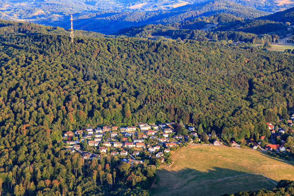 Luftbild: Kehberstr im Ortsteil Seidenbuch in Lindenfels im Bundesland Hessen in Deutschland. Foto: IMG_109441.jpg vom 31.07.2018 durch Werner Riehm/FLY-FOTO.de