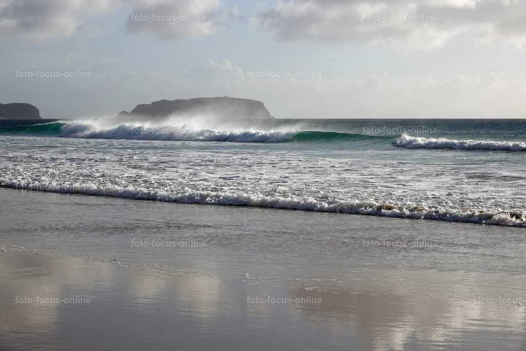 Beach | Beach. waves and clouds Atlantic