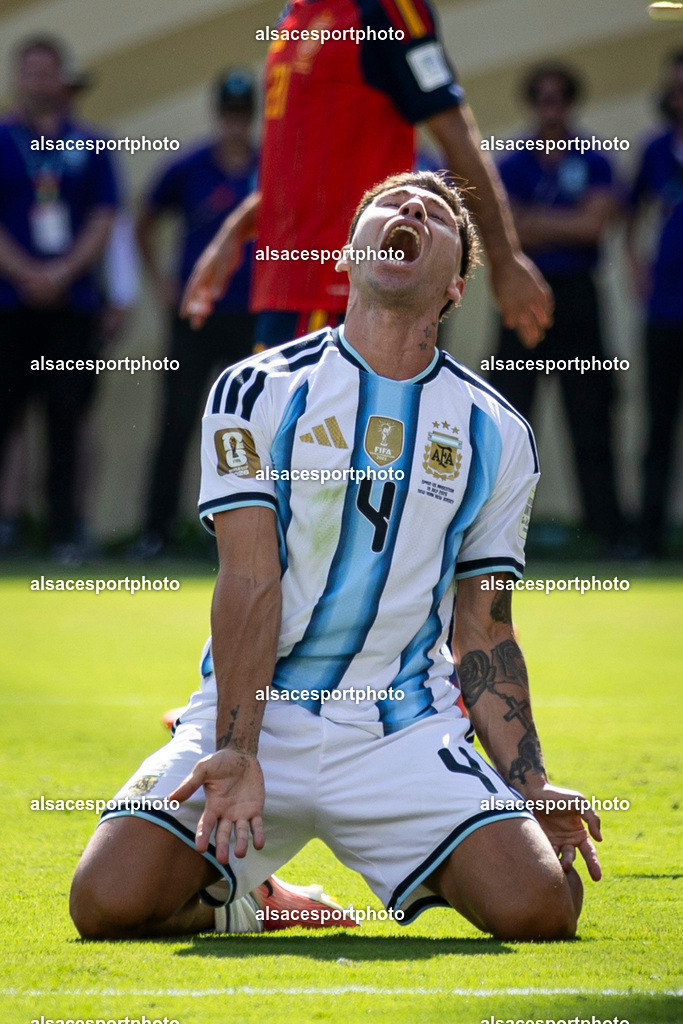 FOOTBALL : Argentine vs Espagne – Finale de la Coupe du Monde FIFA 2026. New York New Jersey Stadium, East Rutherford, New Jersey, États-Unis. 19/07/2026. | Gonzalo Montiel #4 (Argentine)