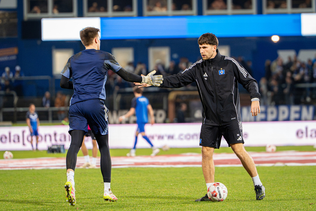 Fußball I Herren I Saison 2025-2026 I Regionalliga Nord I 24. Spieltag I SV Meppen - Hamburger SV II I 1404 | jns.sportfotos - Realisiert mit Pictrs.com
