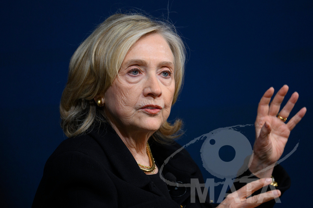 _DWA3966 | Die US-Politikerin Hillary Clinton auf der Veranstaltung Bridging Scholarship and Statecraft im Rahmen der Münchner Sicherheitskonferenz 2026. München, 13.02.2026 Bayern Deutschland  - Realisiert mit Pictrs.com