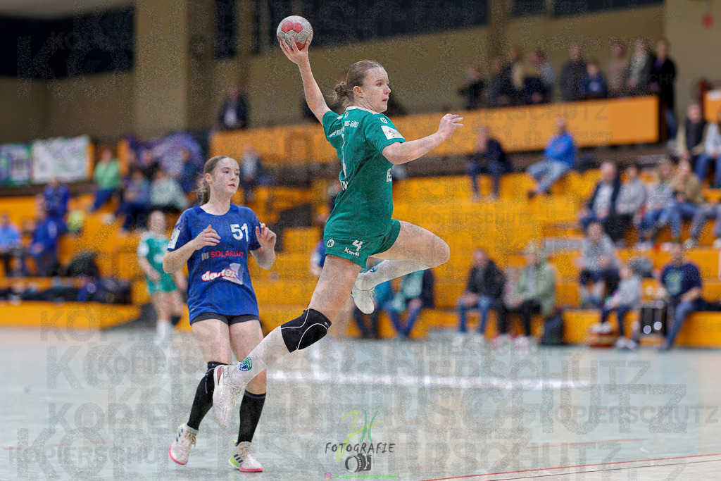 Jugenbundesliga wJB; HSG Kleenheim/Langgöns - SG Kappelwindeck/Steinbach | Jugenbundesliga wJB; HSG Kleenheim/Langgöns - SG Kappelwindeck/Steinbach am 23.11.2025 in Oberkleen (Weidig-Halle)Photo © 2025 - Jörg Heinrich - Realisiert mit Pictrs.com