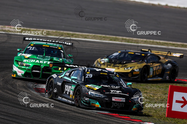 DTM525_080914352710586JS_JS | DTM, 9. + 10. Rennen Nürburgring 2025 - Foto: Gruppe C Photography; #29 Audi R8 LMS GT3 Evo2, Land Motorsport: Ricardo Feller - Realisiert mit Pictrs.com