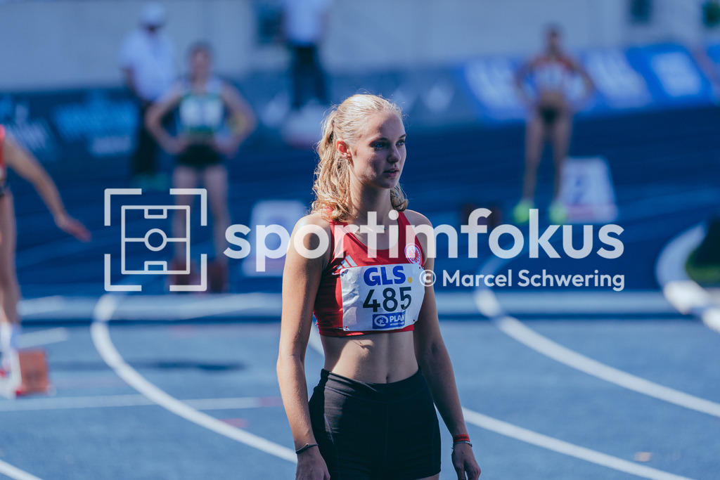 Deutsche Meisterschaften U20 / U16 2026 | Finja Ponndorf, Eintracht Frankfurt e.V., 485, 400-Meter-Lauf, Deutsche Meisterschaften der U20 &amp; U16 2026, Lohrheidestadion Bochum-Wattenscheid, 10.07.2026. Foto: Marcel Schwering / sportimfokus - Realisiert mit Pictrs.com