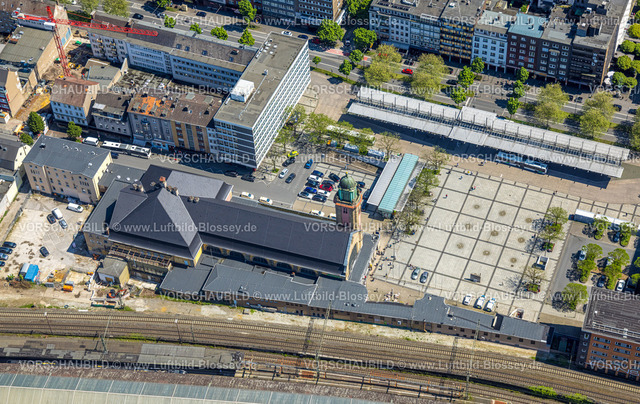 Hagen230502099 | Luftbild, Hagen Hauptbahnhof, Bahnhofsvorplatz, Mittelstadt, Hagen, Sauerland, Nordrhein-Westfalen, Deutschland