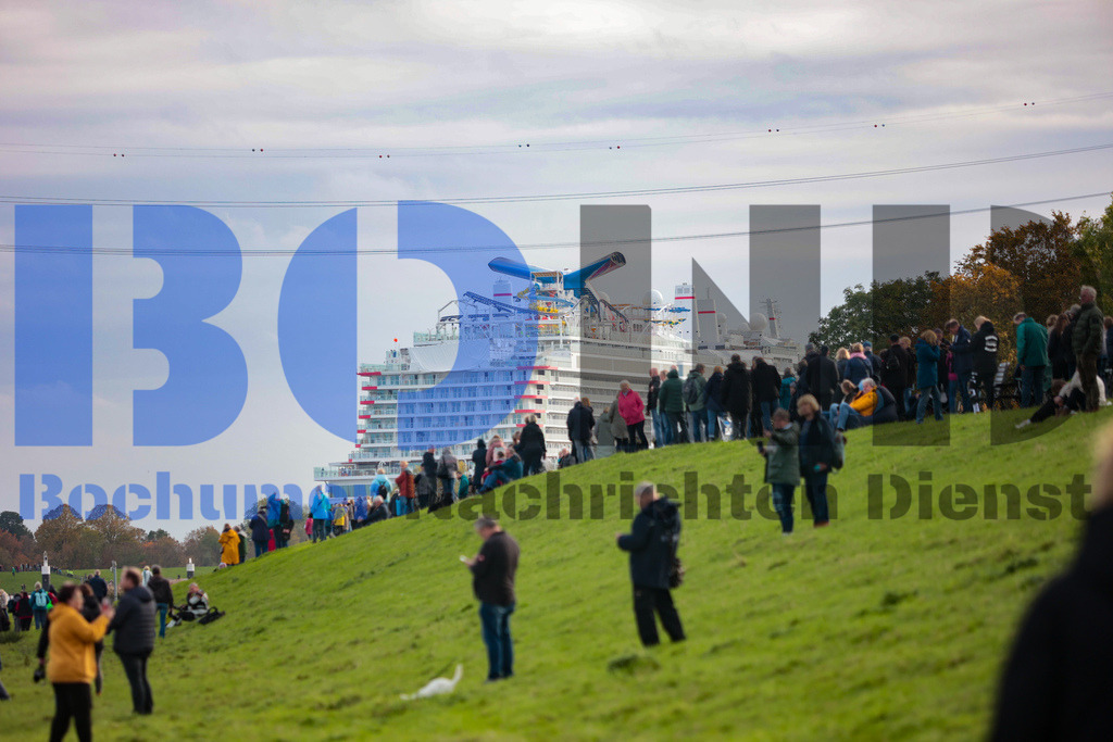  30.10.2023 - 
 | Sebastian Sendlak / Bochumer Nachrichtendienst (BOND) - Ueberfuehrung Carnival Jubilee - Meyer Werft Papenburg - Realisiert mit Pictrs.com