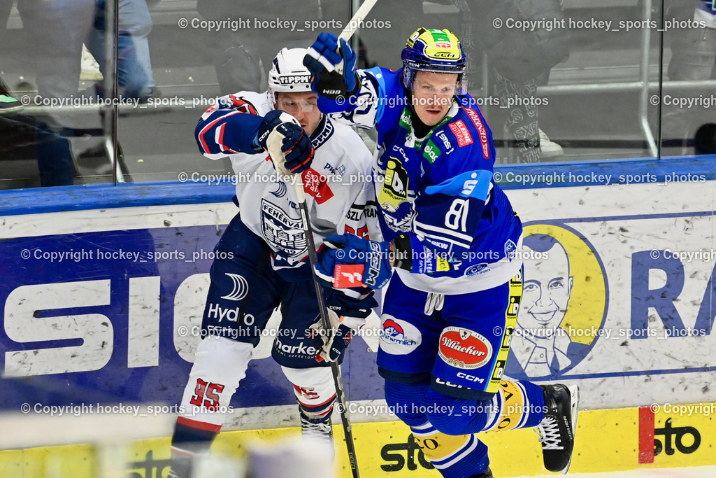 EC IDM WÄRMEPUMPEN VSV vs. HYDRO FEHERVAR AV 19 | #95 Atkinson Joshua HYDRO FEHERVAR, #81 RICHTER Marco EC VSV, EC IDM WÄRMEPUMPEN VSV vs. HYDRO FEHERVAR AV 19, EC IDM WÄRMEPUMPEN VSV vs. HYDRO FEHERVAR AV 19 am 20.11.2024 in Villach (Stadthalle Villach), Austria, (Photo by Bernd Stefan)