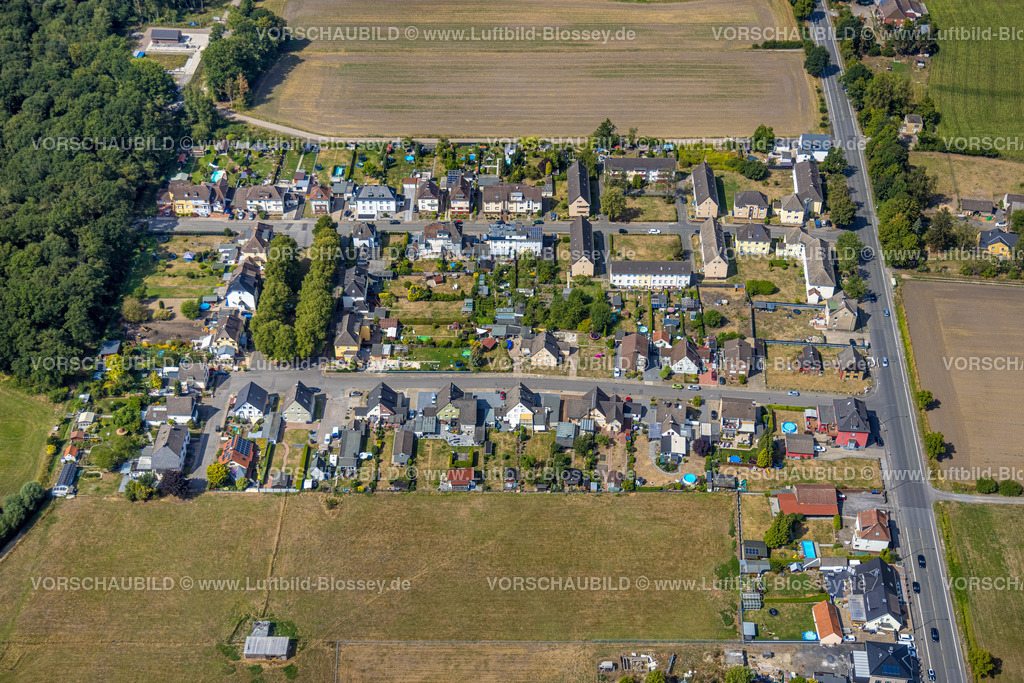 Hamm220809415HerringenPelkum | Luftbild, Wohnsiedlung Heidhof, Fangstraße, Herringen, Hamm, Ruhrgebiet, Nordrhein-Westfalen, Deutschland