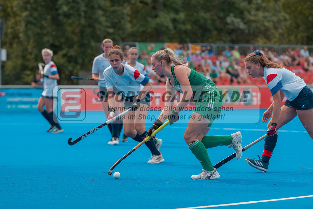 HK_20230708_100014 | Euro Hockey WU18 France - Ireland Championship Girls &amp; Boys am 8.7.2023 CHTC , Krefeld ,