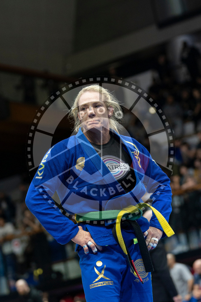 20240126PBB1767 | Fighters compete during the Brazilian Jiu-Jitsu European Championship of the IBJJF in Paris, France, on January 26, 2024.
