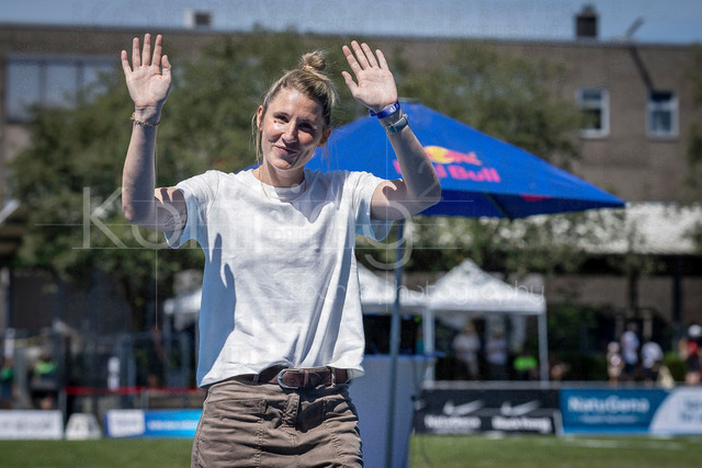Multisport Event; Ratingen, 28.06.2026 | RATINGEN, GERMANY - JUNE 28, 2026 :  Retirement of Caro Schäfer during the Multisport Event at Stadion Ratingen on June 28, 2026 in Ratingen, Germany.